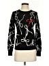 Ann Taylor Graphic Black Pullover Sweater Size S - photo 1