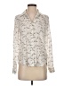 L'Agence 100% Viscose Print Ivory Long Sleeve Blouse Size XS (tall) - photo 1