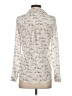 L'Agence 100% Viscose Print Ivory Long Sleeve Blouse Size XS (tall) - photo 2