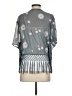 Hazel 100% Polyester Gray Kimono Size S - photo 2