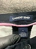 Lands' End Solid Black Dress Pants Size S - photo 7