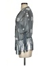 Hazel 100% Polyester Gray Kimono Size S - photo 5