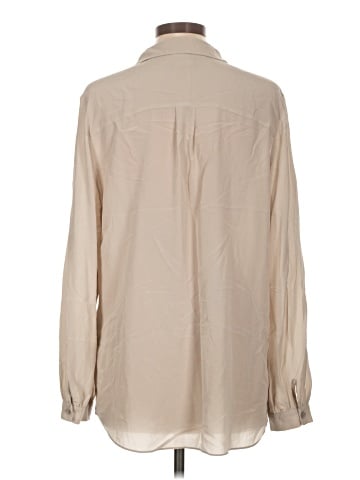 CAbi Long Sleeve Silk Top (view 2)
