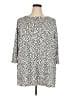 Alfani Polka Dots Ivory Casual Dress Size 2X - photo 1