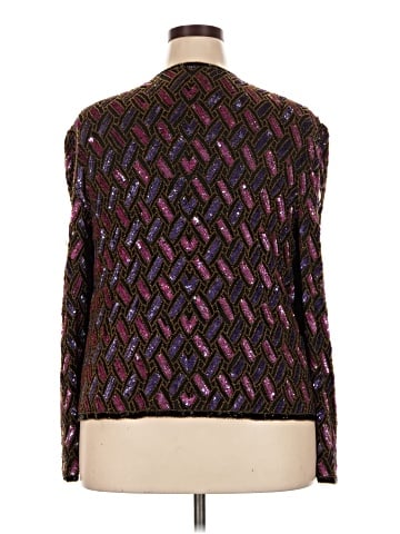 Papell Boutique Evening Silk Cardigan (view 2)