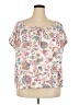 Basic Editions Ivory Short Sleeve T-Shirt Size 3X - photo 1