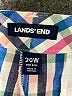 Lands' End Plaid Pink Shorts Size 20W - photo 3