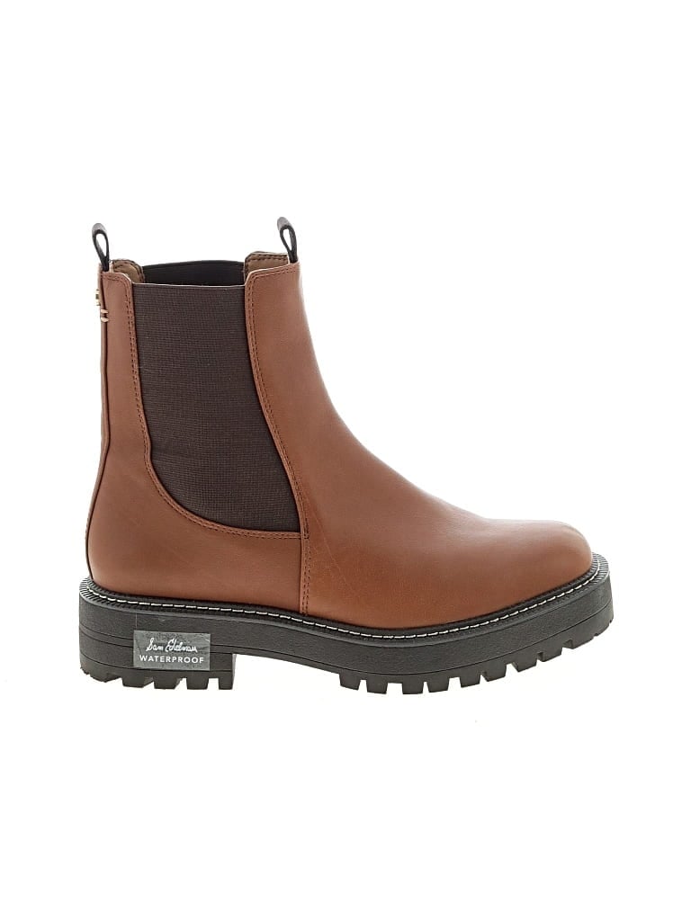 Pre-owned Sam Edelman Ankle Boots In Brown