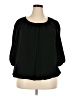 Talbots Black 3/4 Sleeve Blouse Size 18 - photo 1