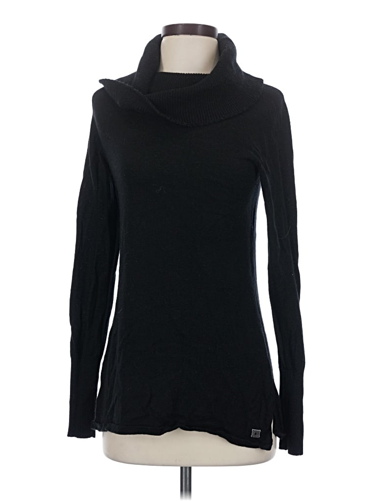 Pre-owned Smartwool Wool Pullover Sweater In Black