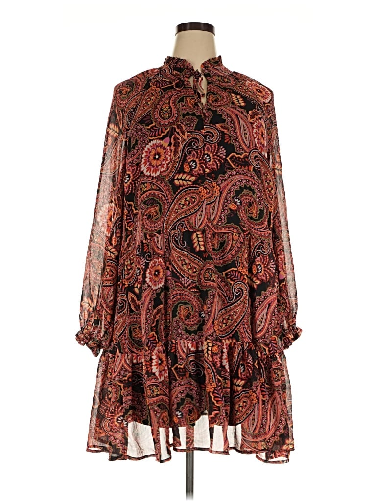 Pre-owned Harper Casual Dress In Brown