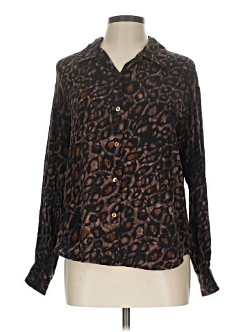 Austin Reed Long Sleeve Silk Top (view 1)