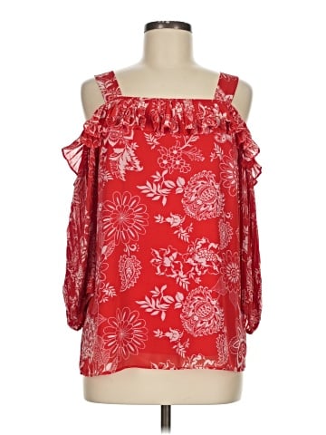 Roz & Ali 3/4 Sleeve Blouse (view 1)
