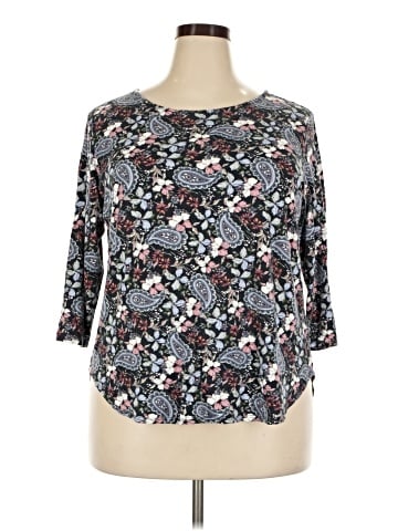 T Tahari 3/4 Sleeve T-Shirt (view 1)