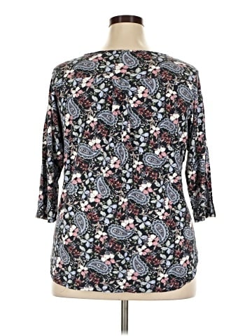 T Tahari 3/4 Sleeve T-Shirt (view 2)
