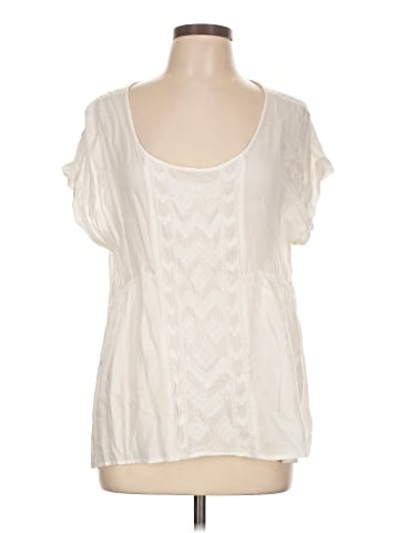 American Eagle Outfitters Short Sleeve Blouse (view 1)