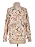 Lands' End 100% Polyester Floral Ivory Pullover Sweater Size M - photo 2