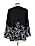 Alfani 100% Polyester Black 3/4 Sleeve Blouse Size 10 - photo 2