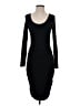 Express Solid Black Cocktail Dress Size XS - photo 1