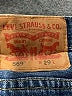 Levi's 100% Cotton Blue Denim Shorts Size 29 waist - photo 3