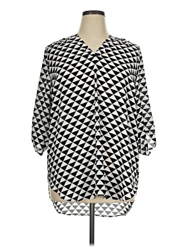 Worthington 3/4 Sleeve Blouse (view 1)