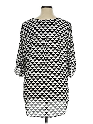 Worthington 3/4 Sleeve Blouse (view 2)