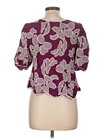 Solitaire 3/4 Sleeve Blouse (view 2)