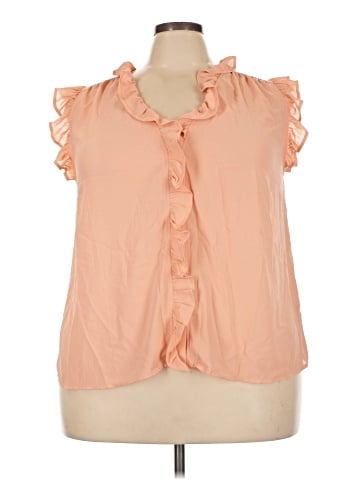 ELOQUII Sleeveless Blouse (view 1)