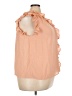 ELOQUII 100% Polyester Orange Sleeveless Blouse Size 22 Plus - photo 4