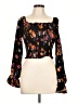 Abbeline Black Long Sleeve Blouse Size L - photo 1