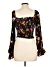 Abbeline Black Long Sleeve Blouse Size L - photo 2