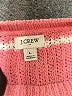 J.Crew Factory Store 100% Polyester Stripes Pink Pullover Sweater Size L - photo 7