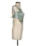 Tiger Mist Green Sleeveless Blouse Size XS - photo 4