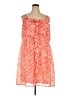 Lane Bryant 100% Polyester Orange Casual Dress Size 26 - 28 Plus - photo 1