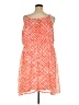 Lane Bryant 100% Polyester Orange Casual Dress Size 26 - 28 Plus - photo 2