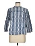 Boden 100% Cotton Blue 3/4 Sleeve Blouse Size 8 - photo 1