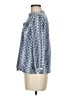 Boden 100% Cotton Blue 3/4 Sleeve Blouse Size 8 - photo 5