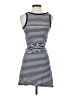 Joe Fresh Stripes Blue Casual Dress Size XS - photo 2