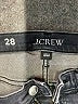 J.Crew Chevron-herringbone Black Jeans Size 28 waist - photo 4