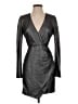 BCBGMAXAZRIA Metallic Silver Cocktail Dress Size 2 - photo 1