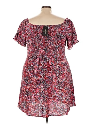 City Chic Short Sleeve Blouse (view 2)