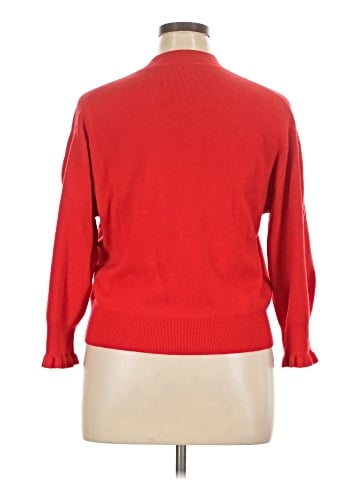 Madewell Merino Wool Ruffle Mockneck Sweater (view 2)