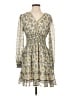 Max Studio 100% Polyester Paisley Ivory Casual Dress Size S - photo 1
