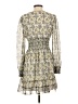 Max Studio 100% Polyester Paisley Ivory Casual Dress Size S - photo 2