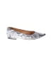 Express Animal Print Silver Flats Size 8 - photo 1