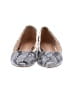 Express Animal Print Silver Flats Size 8 - photo 2