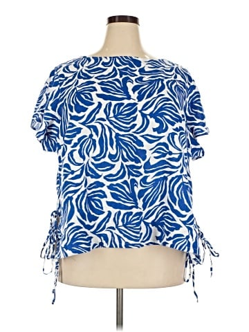 Nicole Miller New York Short Sleeve Blouse (view 1)