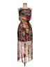 En Focus Studio 100% Polyester Print Brown Casual Dress Size 6 - photo 1