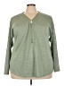 Soft Surroundings Green Sweatshirt Size 3X - photo 1