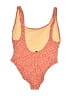 J.Crew Polka Dots Orange One Piece Swimsuit Size 16 - photo 2